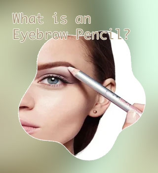 Applying eyebrow pencil