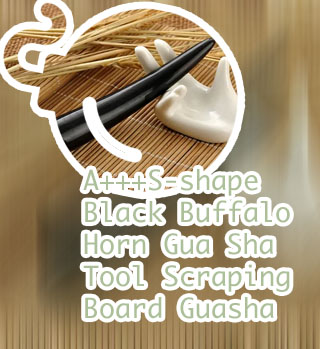Buffalo horn gua sha tools