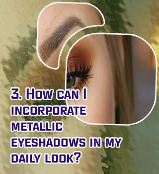 Burnt orange eyeshadow