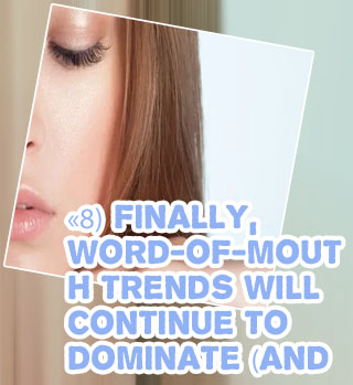 Current trends in beauty industry