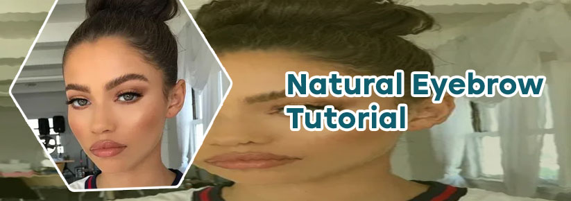 Natural eyebrow look