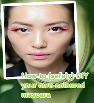 Pink mascara looks