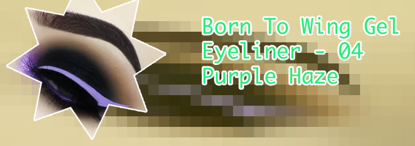 Purple eyeliner